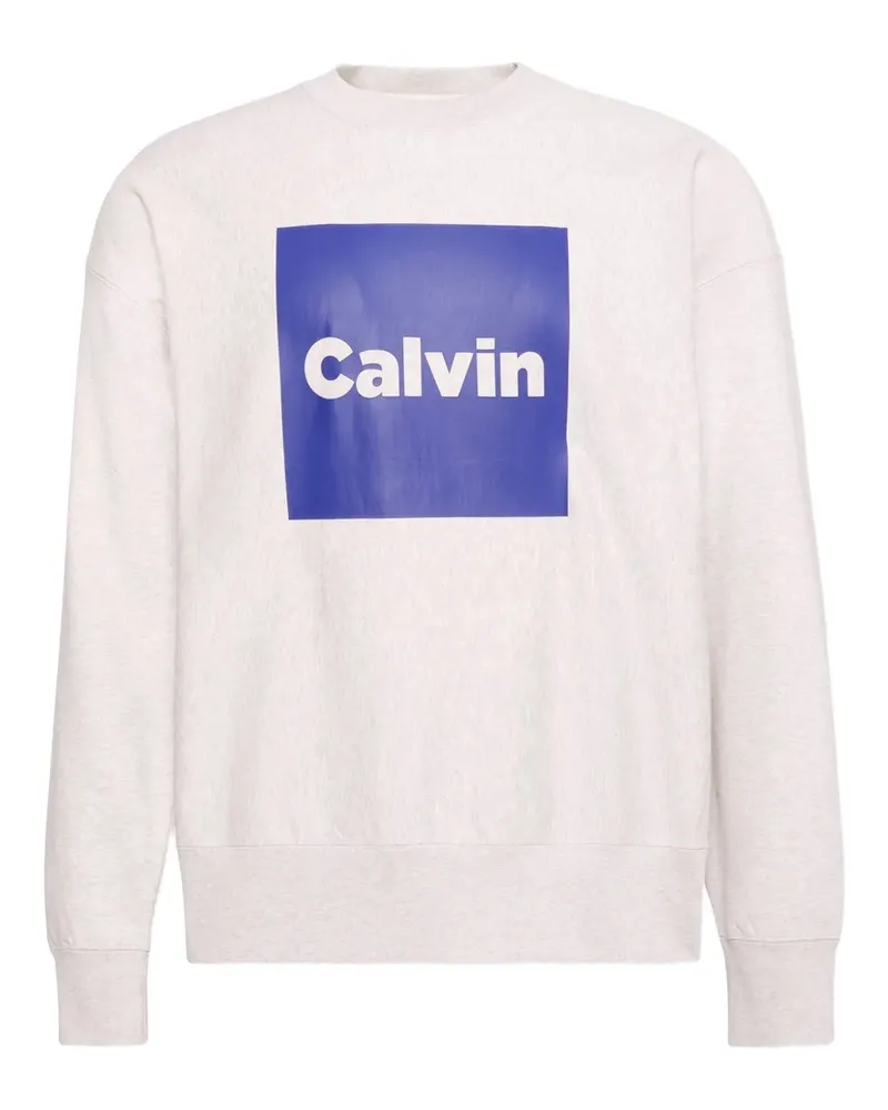 Calvin Klein Sweatshirt mit Logo-Print - Nude Nude