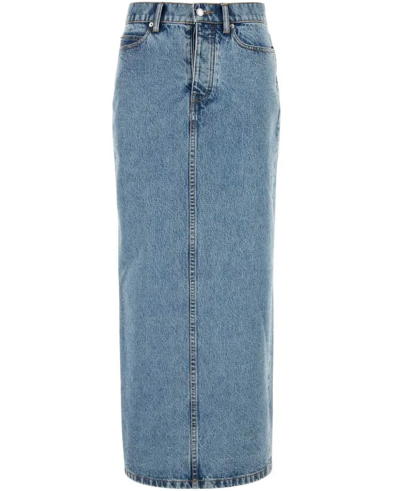 Alexander Wang Verzierter Jeansrock - Blau Blau