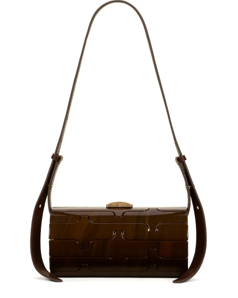 Cult Gaia Kessia Schultertasche - Braun Braun