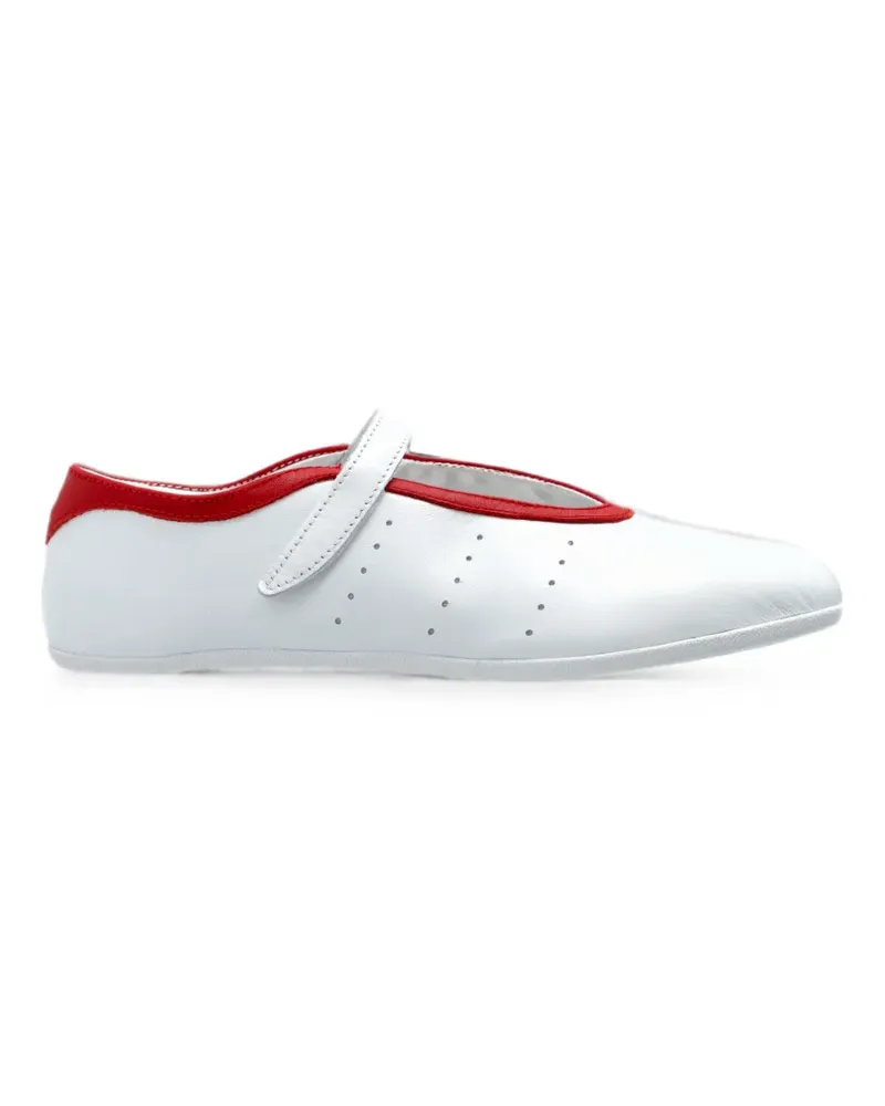 adidas Stan Smith Lo leather ballet flats - Weiß Weiß