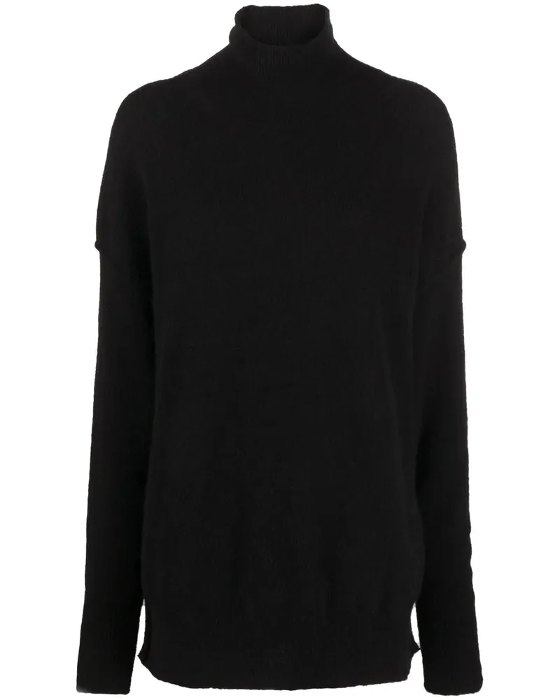 Uma Wang Gestrickter Rollkragenpullover - Schwarz Schwarz