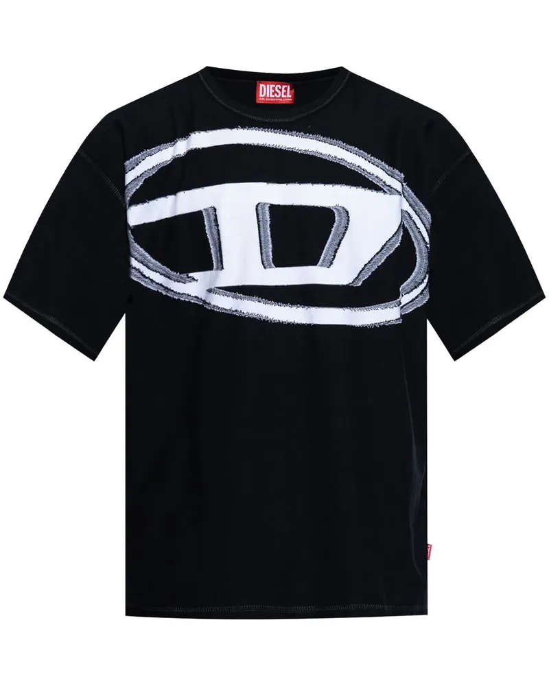 Diesel T-Doxt T-Shirt - Schwarz Schwarz