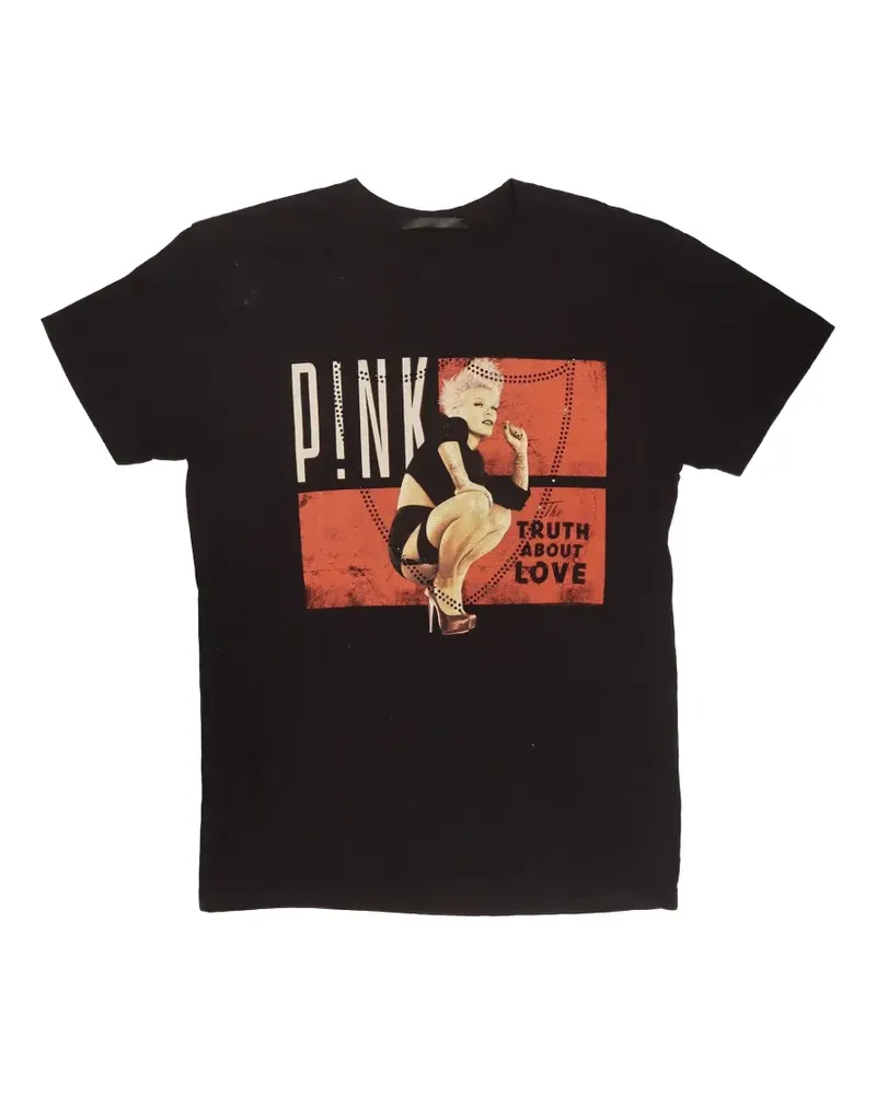 HTC Hollywood Trading Company T-Shirt mit Pink Floyd-Print - Schwarz Schwarz
