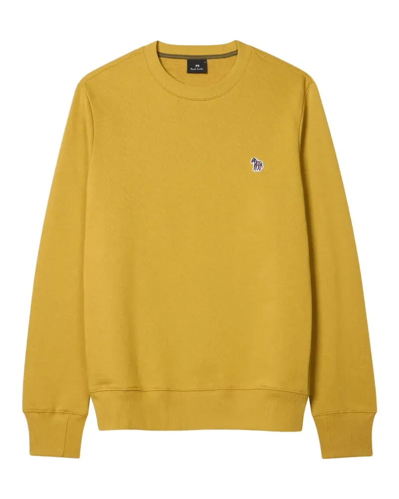 Paul Smith Zebra-patch crew-neck sweatshirt - Gelb Gelb