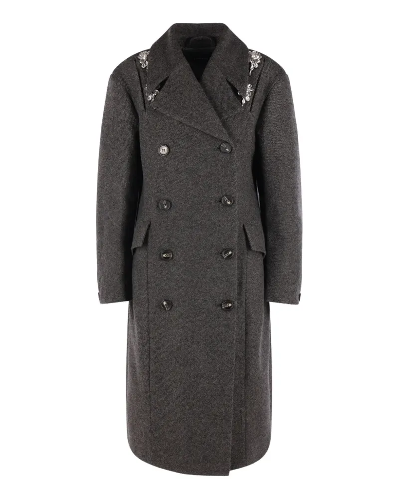 Simone Rocha Blazer mit Kristallen - Grau Grau
