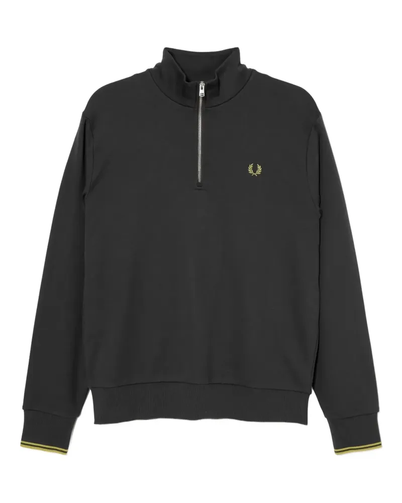 Fred Perry Sweatshirt mit Logo-Stickerei - Grau Grau