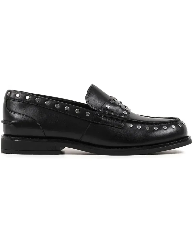Karl Lagerfeld Mia studded loafers - Schwarz Schwarz
