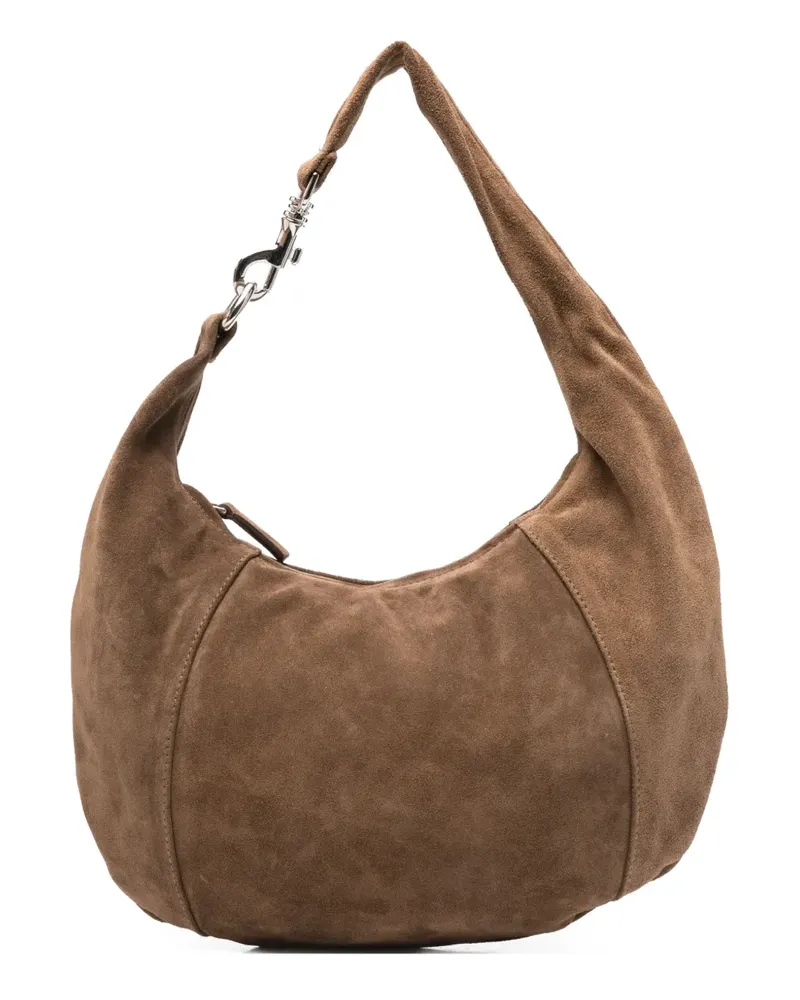 GIMAGUAS Paula Schultertasche aus Wildleder - Braun Braun