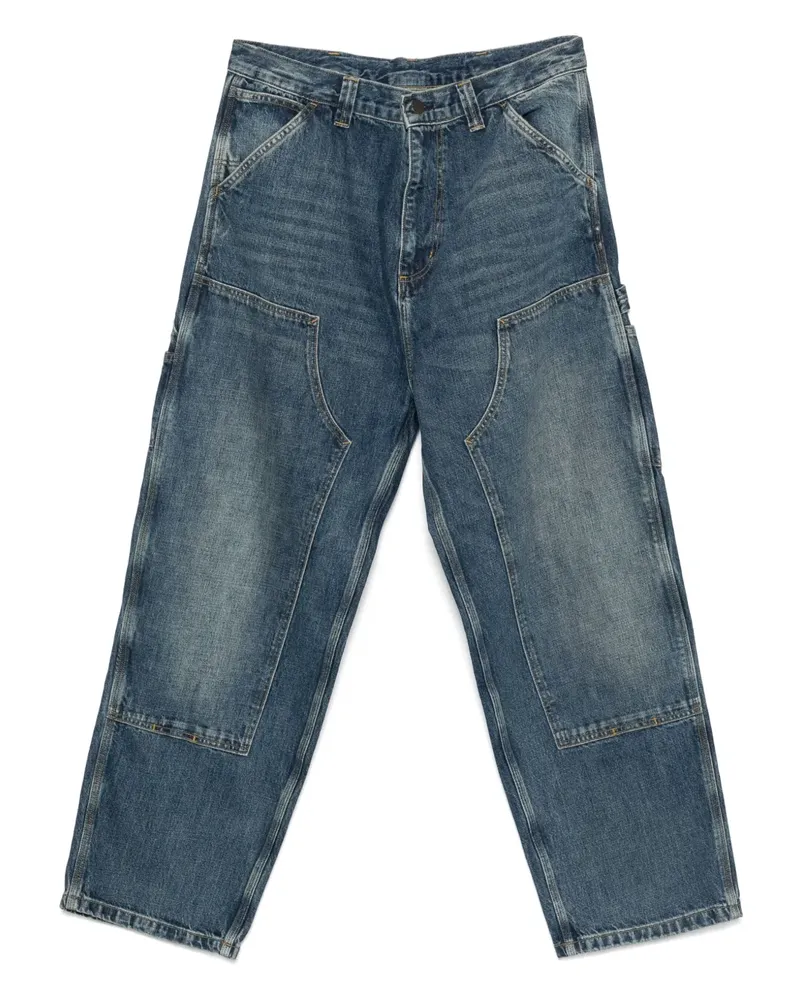 Carhartt WIP Jeans mit Kontrasteinsätzen - Blau Blau