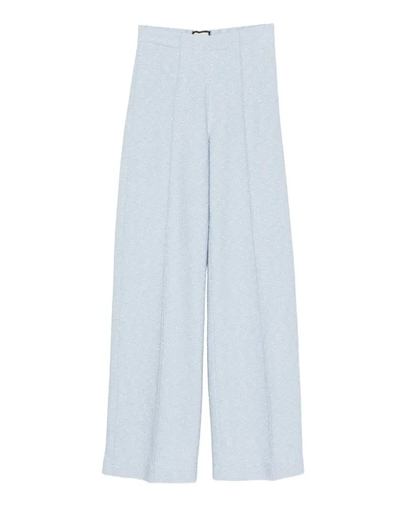 Bruno Manetti Hose mit hohem Bund - Blau Blau
