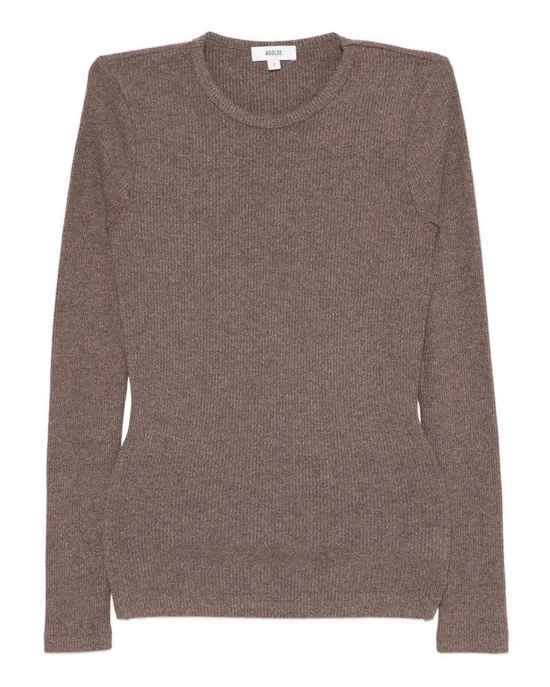 AGOLDE Delphi T-Shirt - Nude Nude