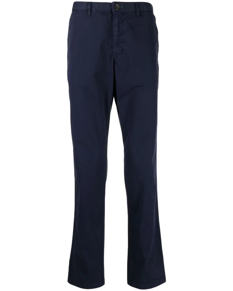 Paul Smith Chino mit Logo-Patch - Blau Blau