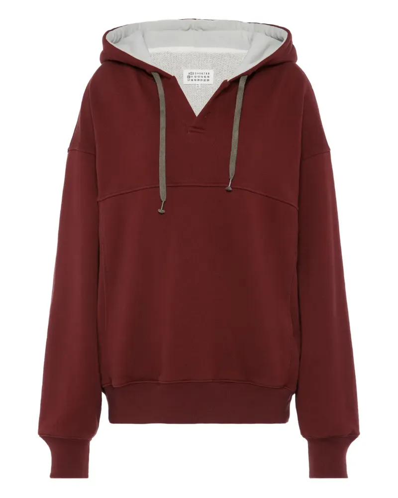 Maison Margiela Klassischer Hoodie - Rot Rot