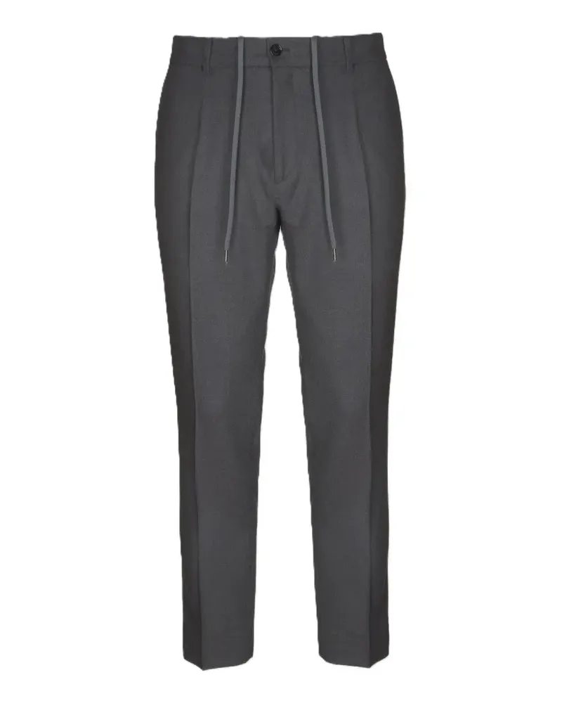 Be Able drawstring pleated trousers - Grau Grau