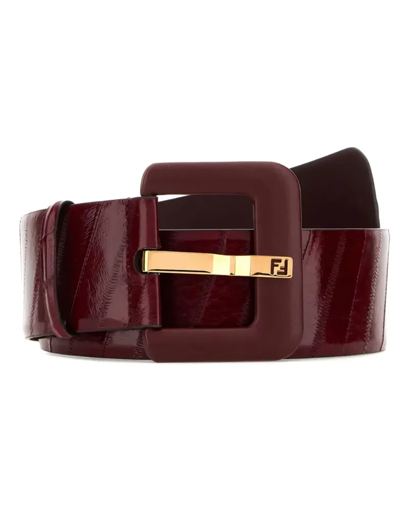Fendi Forever leather belt - Rot Rot