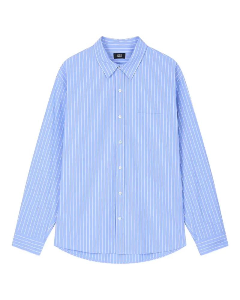 STUDIO TOMBOY Gestreiftes Hemd - Blau Blau