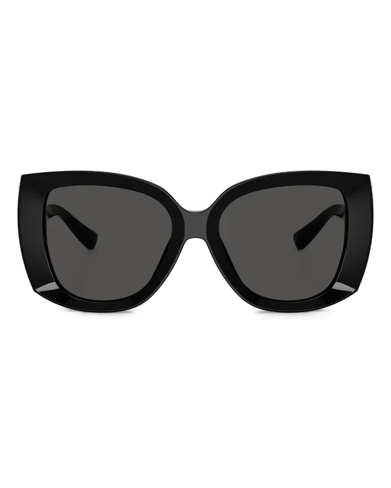 Dolce & Gabbana Sonnenbrille mit Oversized-Gestell - Schwarz Schwarz
