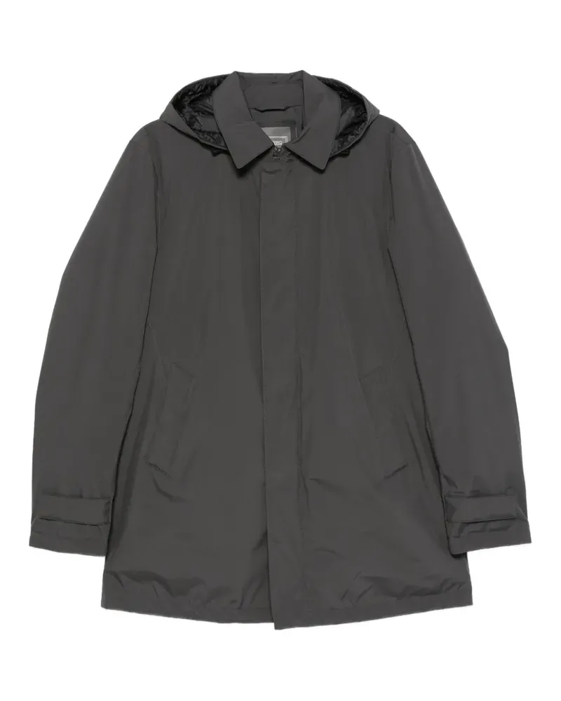Herno Kapuzenjacke mit Knöpfen - Grau Grau