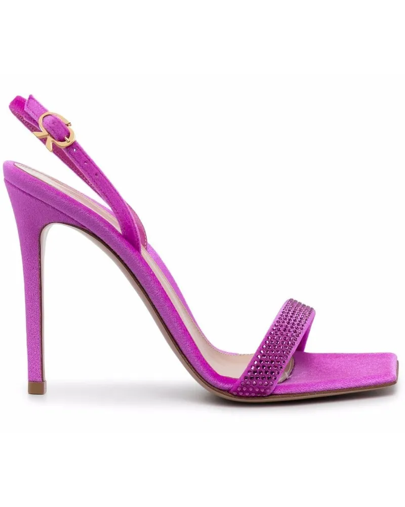 Gianvito Rossi Sandalen mit Strass - Rosa Rosa