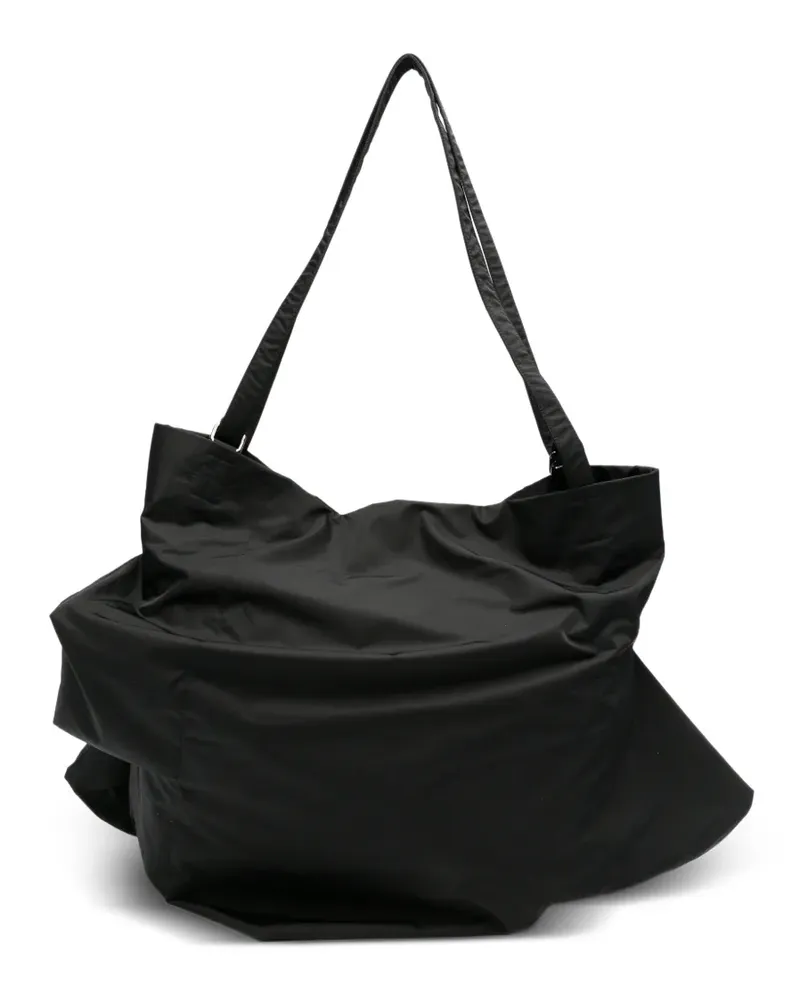 Yohji Yamamoto Unevenness Tote Bag - Schwarz Schwarz