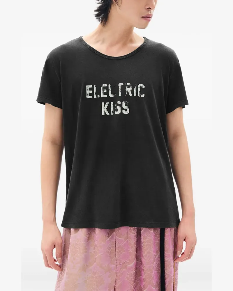 Ann Demeulemeester Idar T-Shirt - Schwarz Schwarz