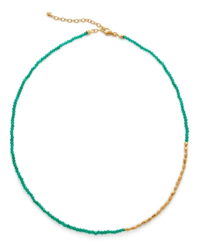 Monica Vinader Mini Nugget Halskette - Gold Gold
