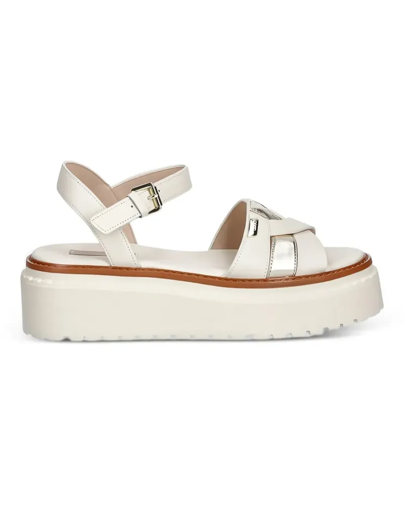 Liu Jo leather platform sandals - Weiß Weiß