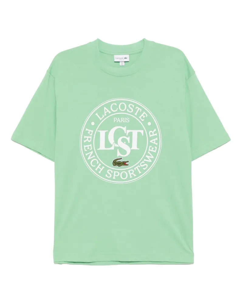 Lacoste T-Shirt mit Print - Grün Grün