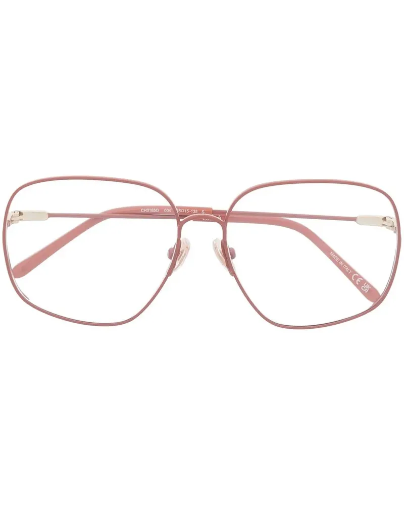 Chloé Brille mit eckigem Gestell - Rosa Rosa