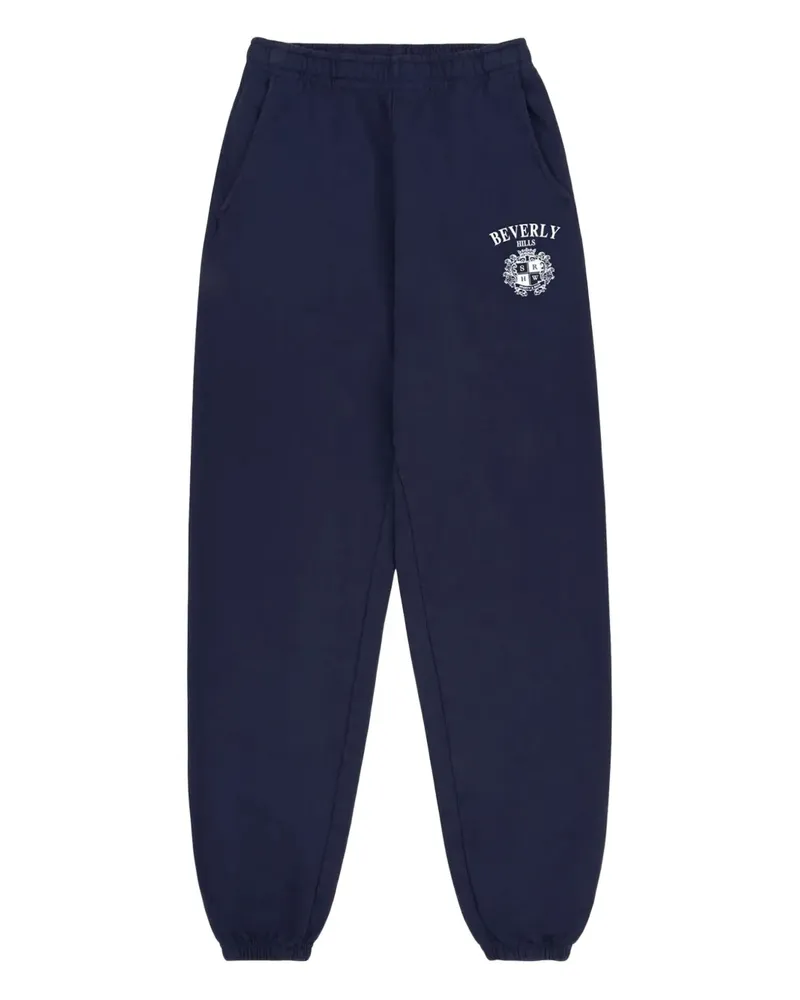 SPORTY & RICH BH Crest Jogginghose - Blau Blau