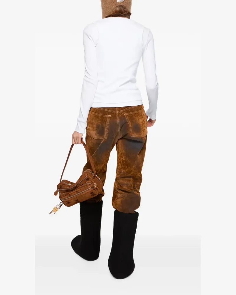 Acne Studios Langärmeliges T-Shirt - Weiß Weiß