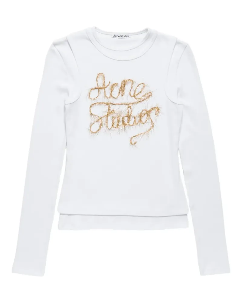 Acne Studios long-sleeves T-shirt - Weiß Weiß