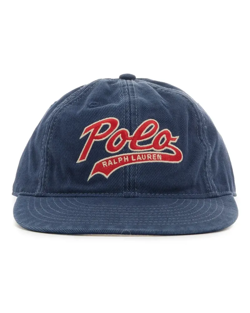 Ralph Lauren Polo Script Baseballkappe - Blau Blau