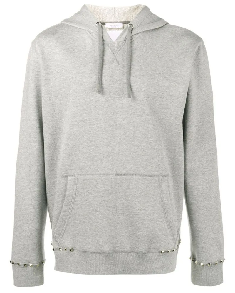 Valentino Garavani Rockstud Hoodie - Grau Grau