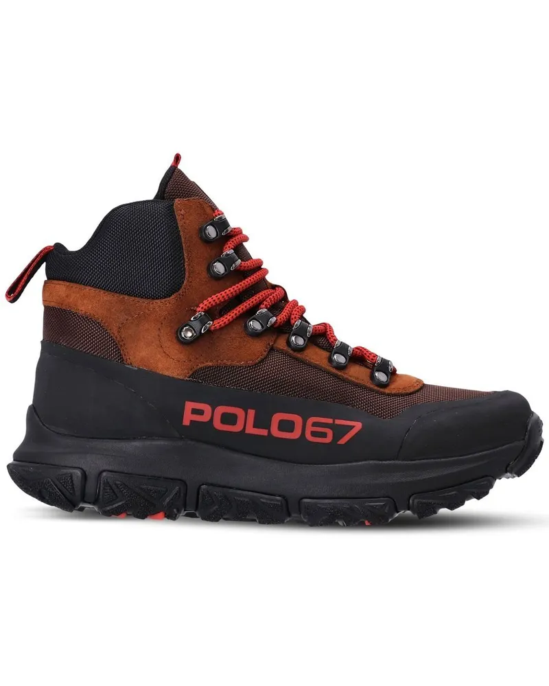 Ralph Lauren Sneaker-Boots mit Schnürung - Braun Braun