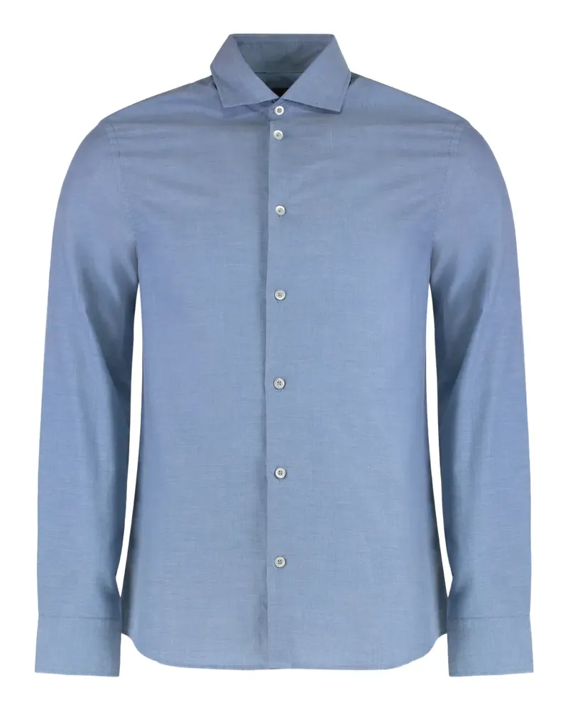 MOORER Sorrento buttoned shirt - Blau Blau
