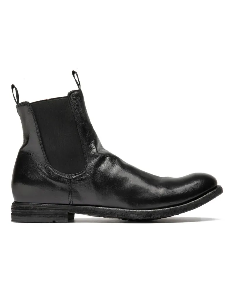 Officine Creative Italia Stiefel mit Lasche - Schwarz Schwarz