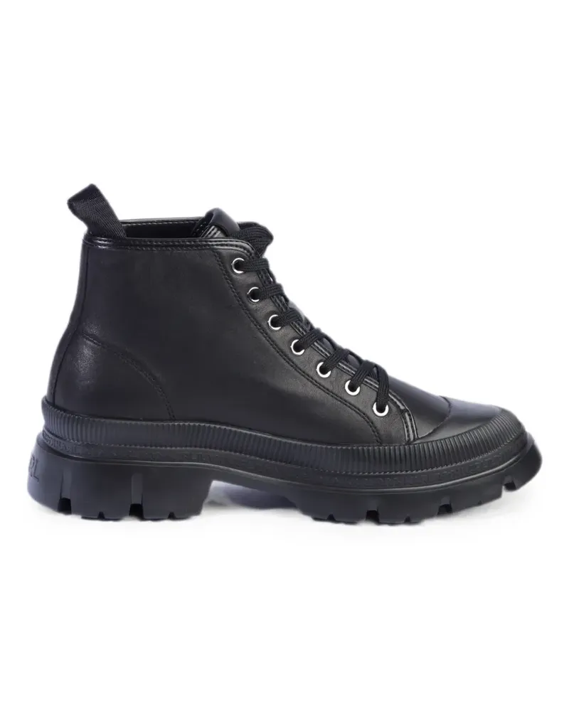 Karl Lagerfeld Trekka Maison Schnürstiefel - Schwarz Schwarz