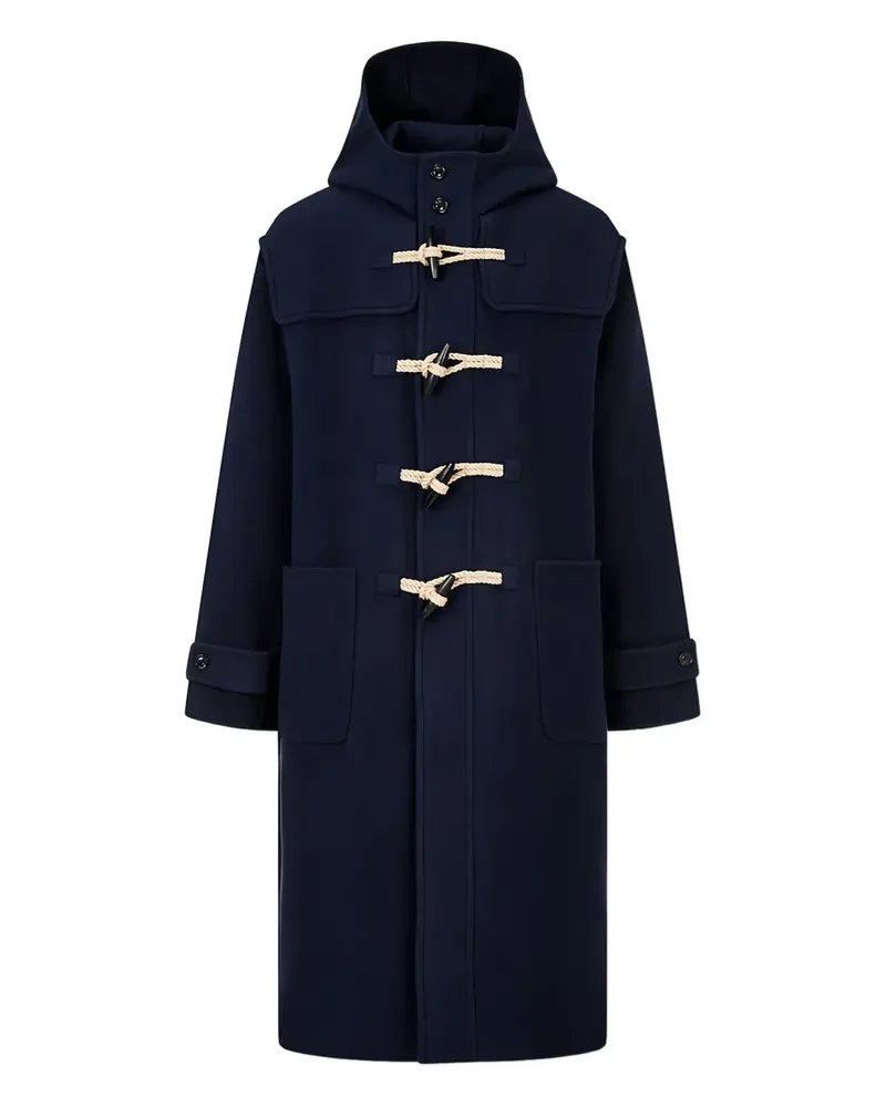 ManOnTheBoon hooded duffle coat - Blau Blau