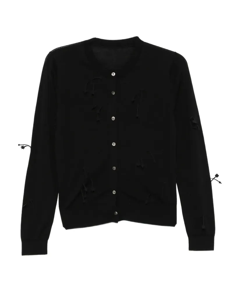 JNBY Cardigan mit grafischer Verzierung - Schwarz Schwarz