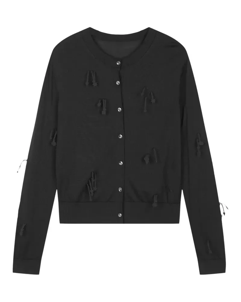 JNBY Cardigan mit grafischer Verzierung - Schwarz Schwarz