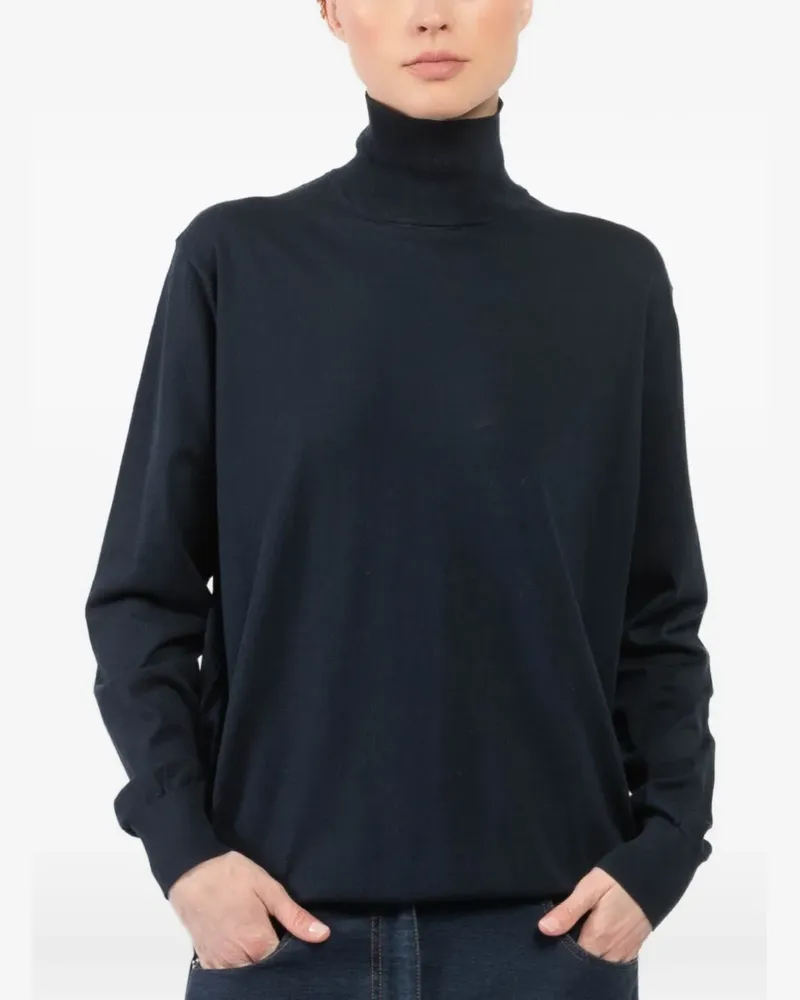 tibi roll-neck top - Blau Blau