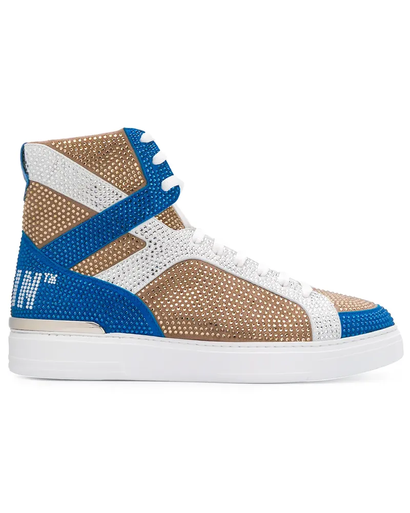 Philipp Plein Money Beast' High-Top-Sneakers - Braun Braun