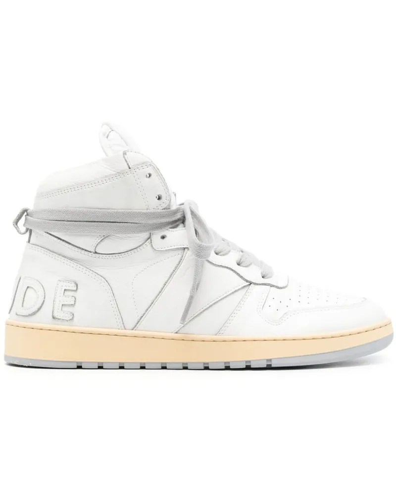 RHUDE Rhecess High-Top-Sneakers - Weiß Weiß