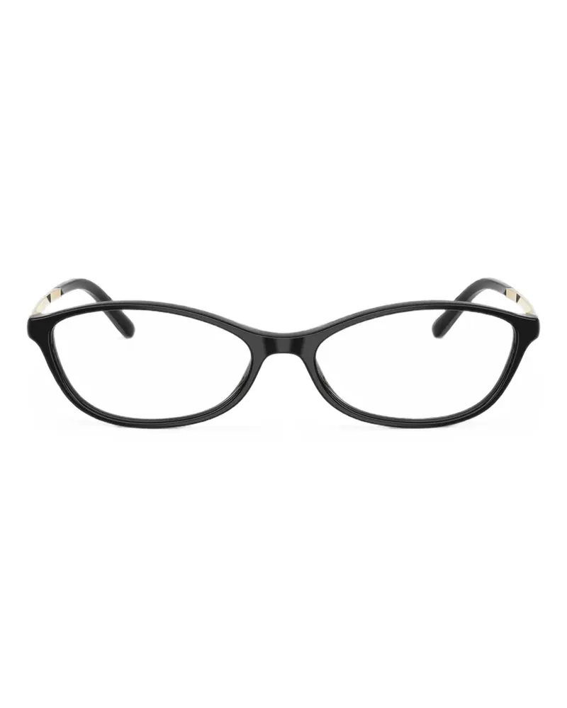 Miu Miu Brille mit rundem Gestell - Schwarz Schwarz