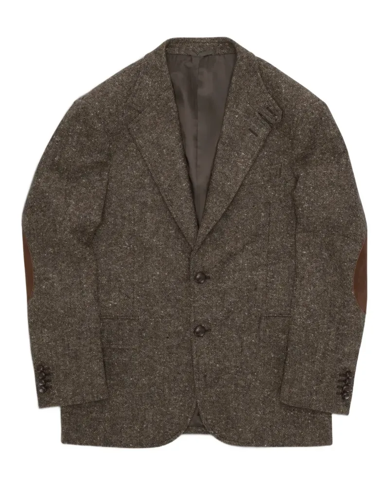 Fortela Bernardo Classic tweed blazer - Braun Braun