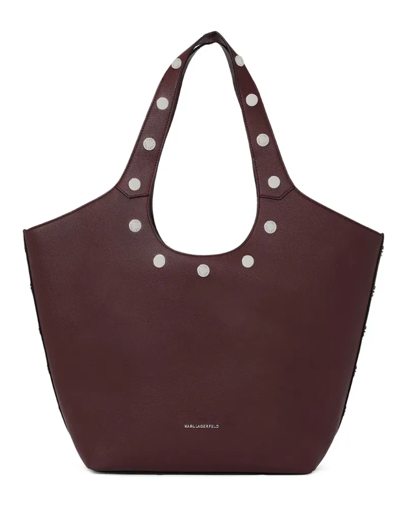 Karl Lagerfeld Mittelgroßer K/Rocky Marais Tote Bag - Rot Rot