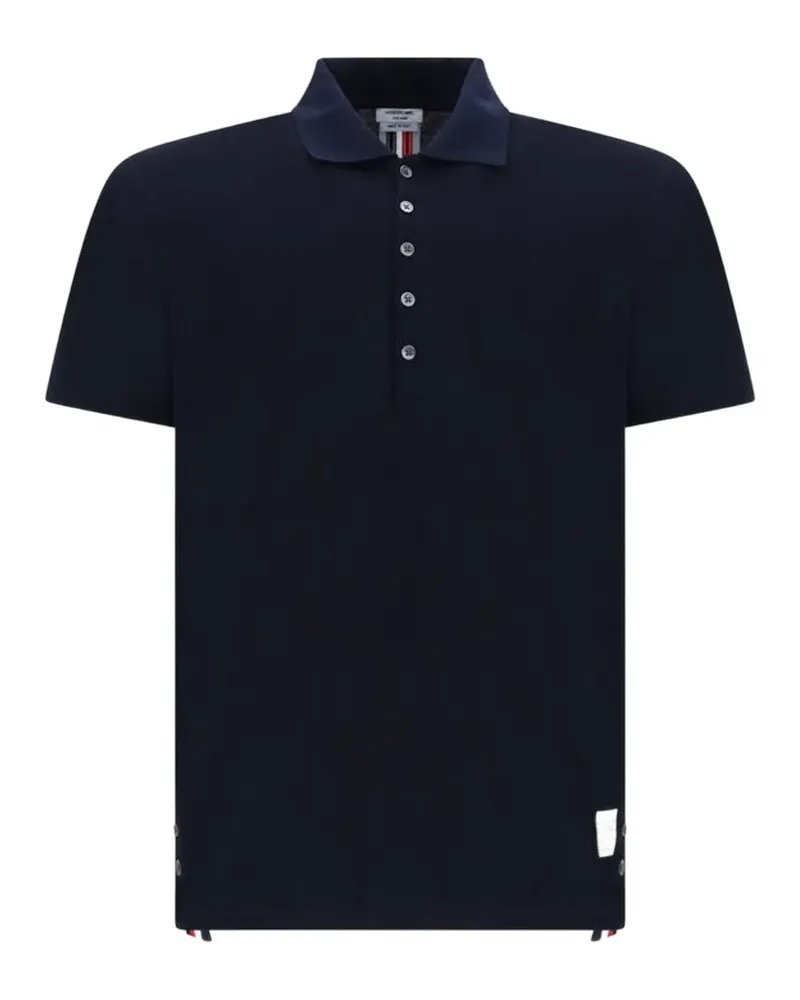 Thom Browne short-sleeve polo shirt - Blau Blau