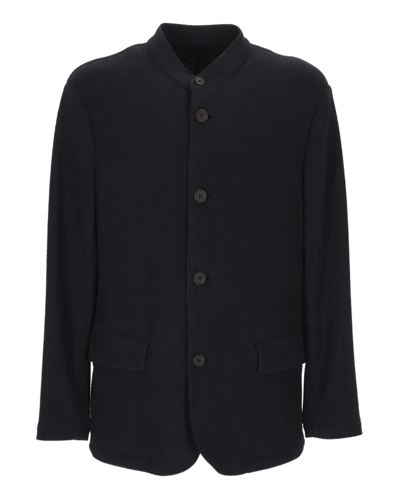 Emporio Armani Einreihiges Sakko - Blau Blau
