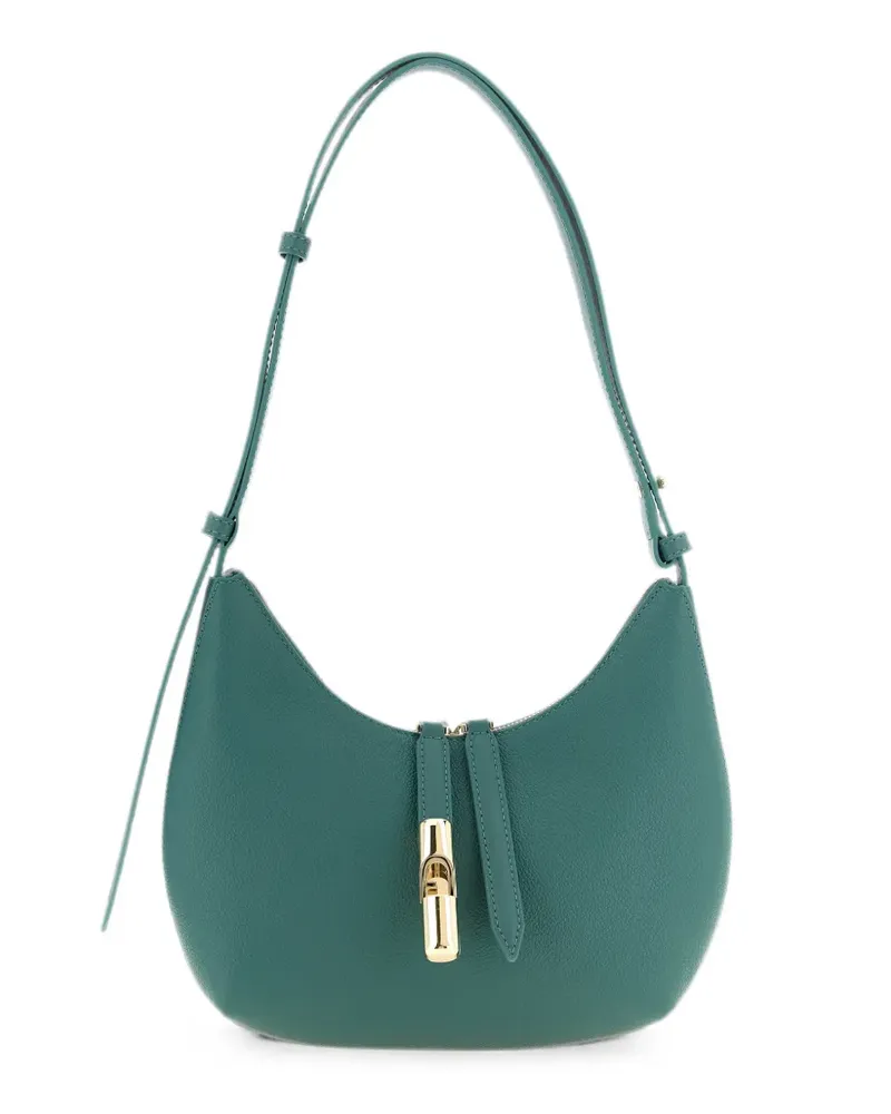 Furla Small Goccia Leather shoulder bag - Grün Grün